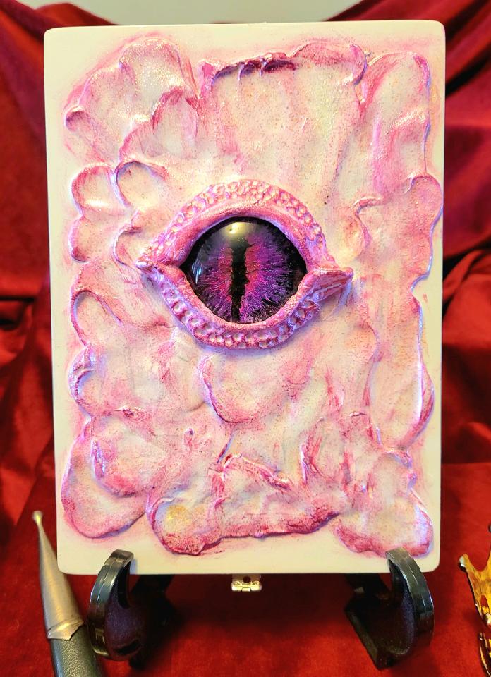 Pink box with Purple eye